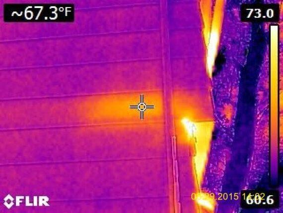 Hive Extraction And Equipment List With Infrared Photos Https://Www.brightonhoney.com/Blog/Page/2/ infrared photo of exterior active hive