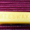 yellow beeswax ingot