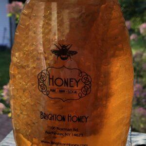 fall dark honey 2lb with comb brightonhoney.com