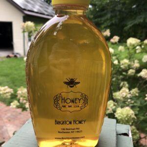 Pure raw spring light honey in 2lb Squeezable Plastic